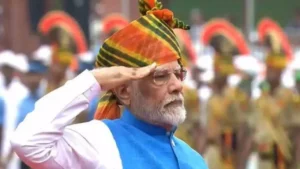 78th Independence Day: PM Modi Chooses Multicoloured Leheriya Turban