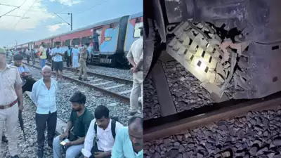 Sabarmati Express derailed