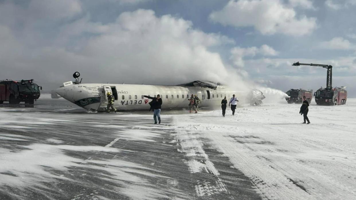 Delta jet crash in Toronto